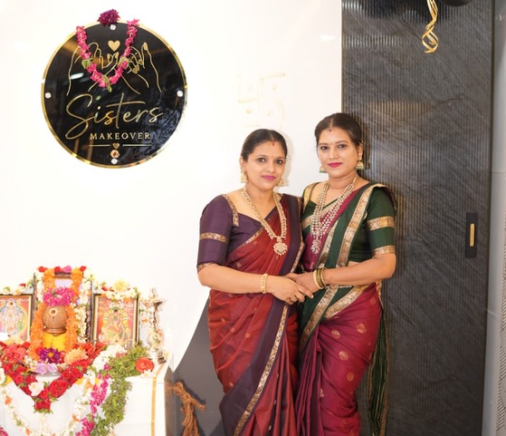 Sisters Makeover elegant bridal styling
