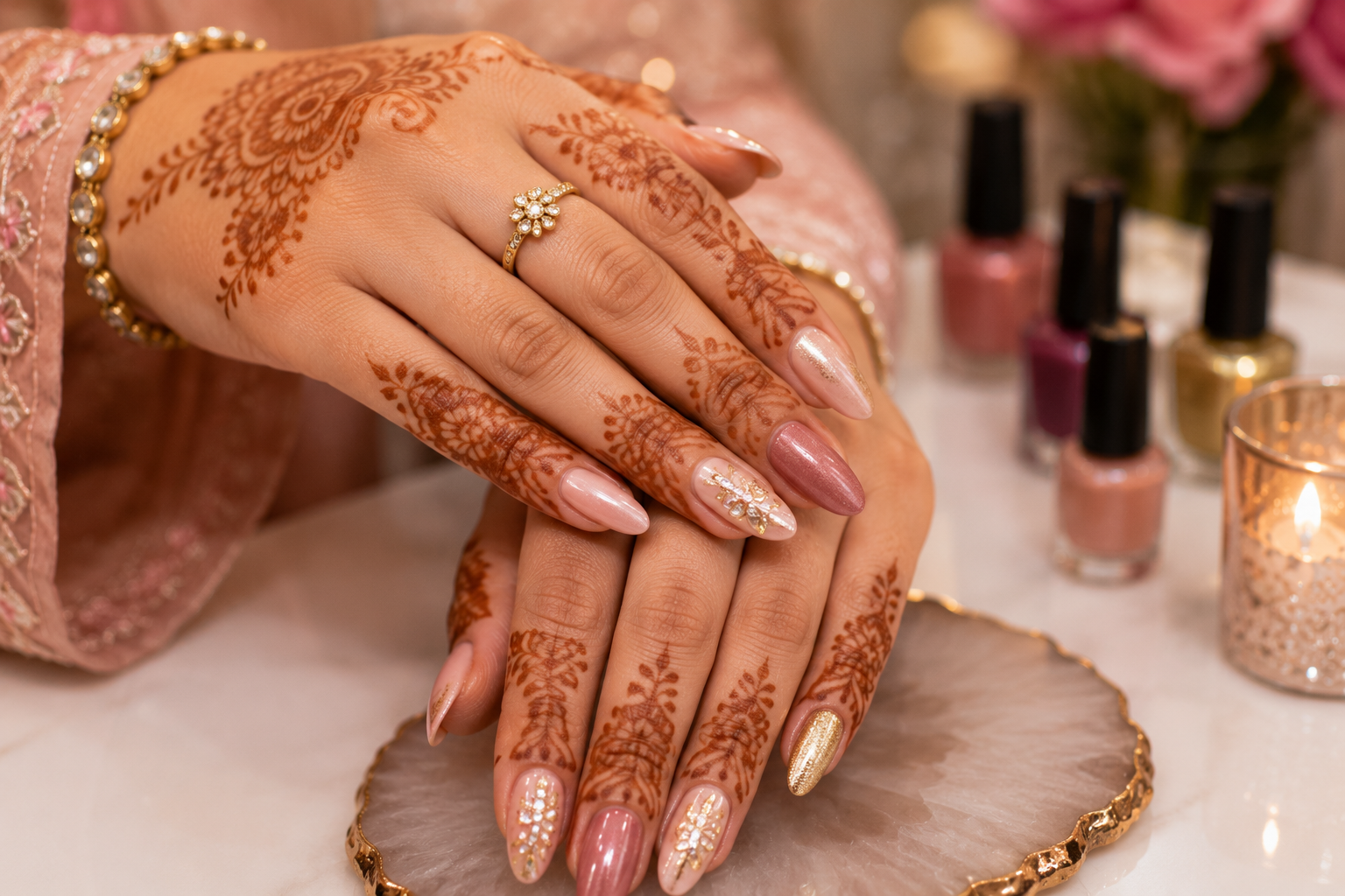Nail art service